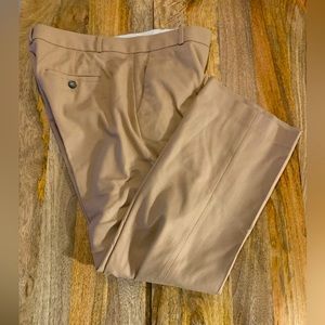 Camel colored wool blend Logan trousers